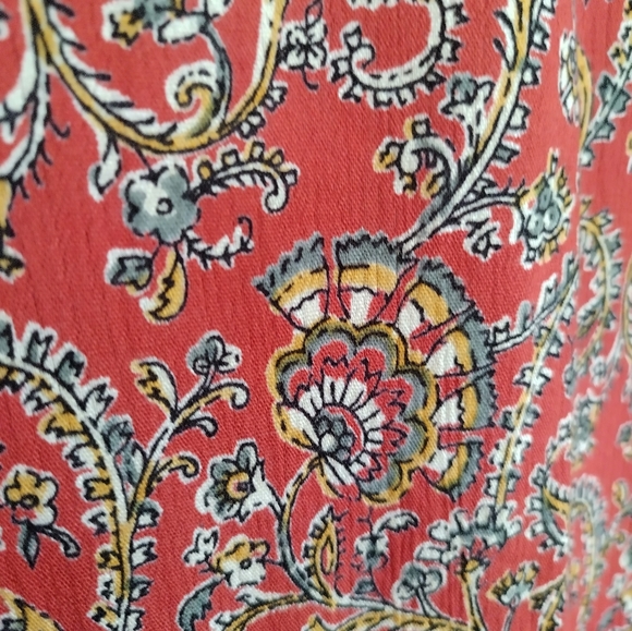 Rust Orange Romantic Gypsy Long Sleeve Bohemian Maxi Dress Sz 3X - Picture 3 of 10